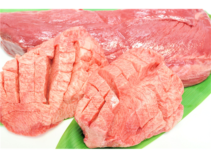 Thick sliced ​​beef tongue