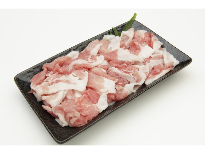制作-in猪肉哇1公斤（用于shabu -shabu / block）
